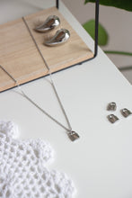 Load image into Gallery viewer, Silver/Gold Lock Charm Necklace