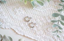 Load image into Gallery viewer, Mini Silver Every Day Hoops