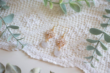 Load image into Gallery viewer, Filigree Crystal Dangle Earrings