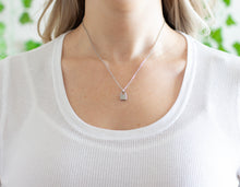 Load image into Gallery viewer, Silver/Gold Lock Charm Necklace