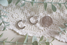 Load image into Gallery viewer, Silver Every Day Hoops