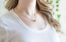Load image into Gallery viewer, Minimal Amethyst Necklace