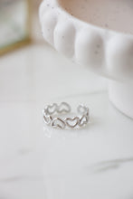 Load image into Gallery viewer, Gold/Silver Heart Outline Ring