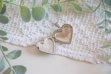 Load image into Gallery viewer, Silver Heart Locket Necklace