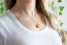 Load image into Gallery viewer, Filigree Bubble Charm Necklace