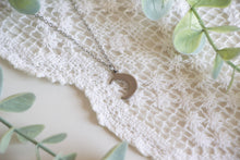 Load image into Gallery viewer, Little Silver Moon Necklace