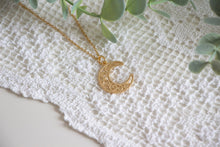 Load image into Gallery viewer, Crescent Moon Charm Necklace