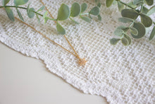 Load image into Gallery viewer, Gold Snowflake Charm Necklace