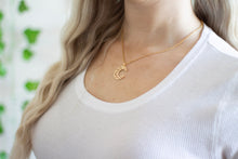 Load image into Gallery viewer, Crescent Moon Charm Necklace