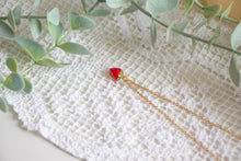 Load image into Gallery viewer, Little Strawberry Charm Necklace