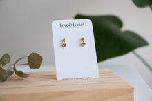 Load image into Gallery viewer, Little Pink Heart Studs
