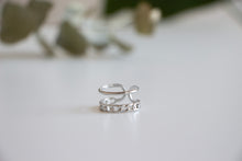Load image into Gallery viewer, Silver Double Chain Link Ring
