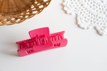 Load image into Gallery viewer, Hot Pink Rectangle Claw Clip
