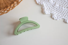 Load image into Gallery viewer, Light Forest Green Arch Claw Clip (medium sized)
