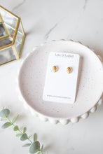 Load image into Gallery viewer, Gold/Silver Mini Croissant Studs
