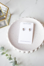 Load image into Gallery viewer, Gold/Silver Mini Croissant Studs
