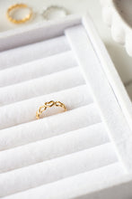 Load image into Gallery viewer, Gold/Silver Heart Outline Ring
