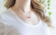 Load image into Gallery viewer, Minimal Amethyst Necklace
