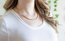 Load image into Gallery viewer, Gold Rope Chain Necklace
