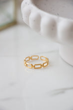Load image into Gallery viewer, Gold/Silver Delicate Chain Ring

