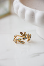 Load image into Gallery viewer, Opalescent Leaf Ring
