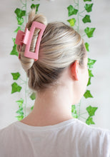 Load image into Gallery viewer, Bubblegum Pink Rectangle Claw Clip
