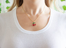 Load image into Gallery viewer, Cherry Charm Necklace
