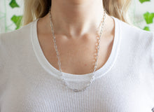 Load image into Gallery viewer, Stainless Steel Paperclip Chain Necklace
