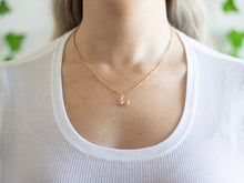 Load image into Gallery viewer, Gold Moon Charm Necklace
